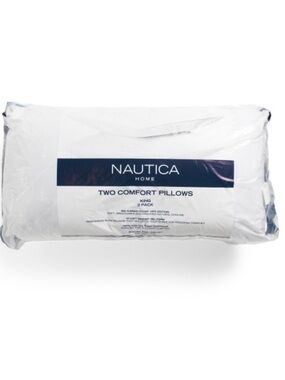 NAUTICA 2pk cotton comfort pillows